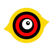 Отпугиватель птиц глаз хищной птицы 23 см желтый Отпугиватель птиц глаз хищной птицы 23 см желтый