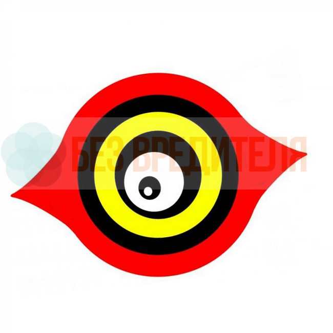 Отпугиватель птиц глаз хищной птицы 23 см красный Отпугиватель птиц глаз хищной птицы 23 см красный